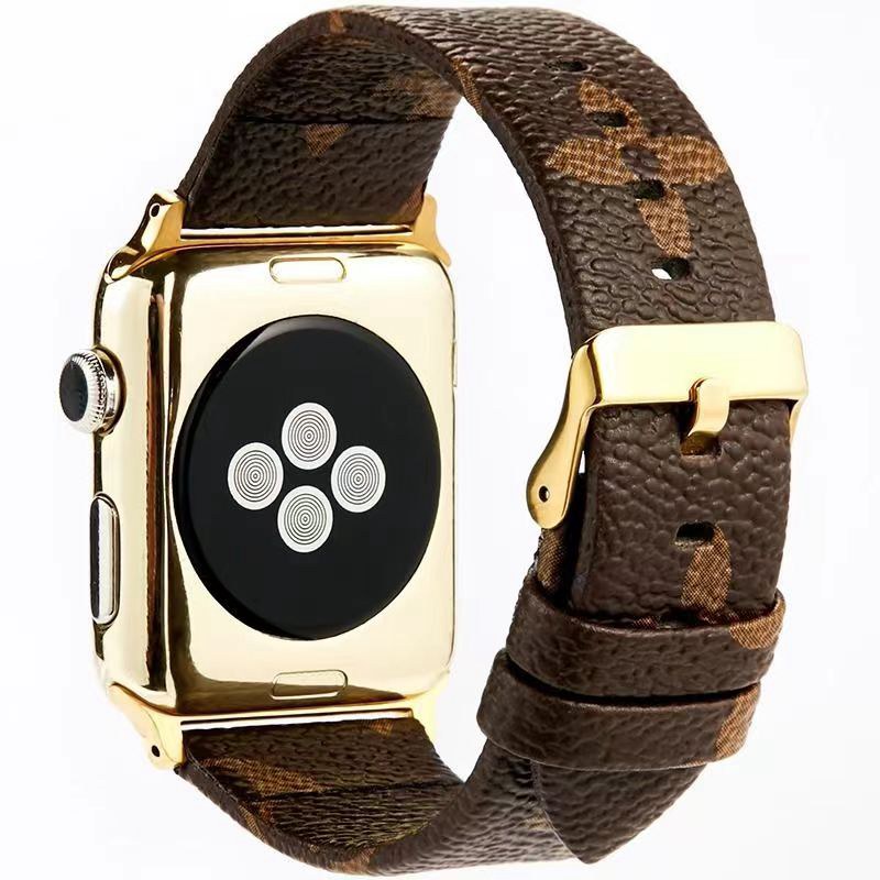 Lv ルイヴィトンブランドアップルウォッチ8交換ベルトアップルウォッチse2ストラップapple watch 8ブランドレザーブランド