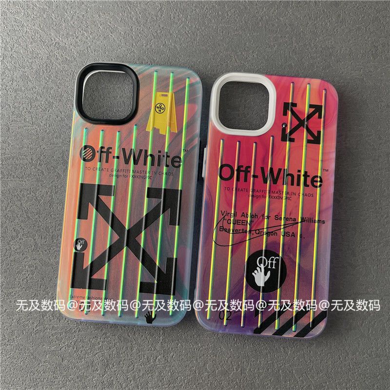 NIKE ナイキ ブランド OFF-WHITE オフホワイト iphone 14/14 pro/14 pro max/14 plusケース モノグラム 四角保護 スーツケース型 カラー アイフォン14カバー コピー メンズ レディーズ