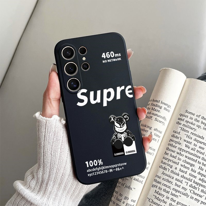 Supreme galaxy s24plus s24 s23 s22ケース 女性向け