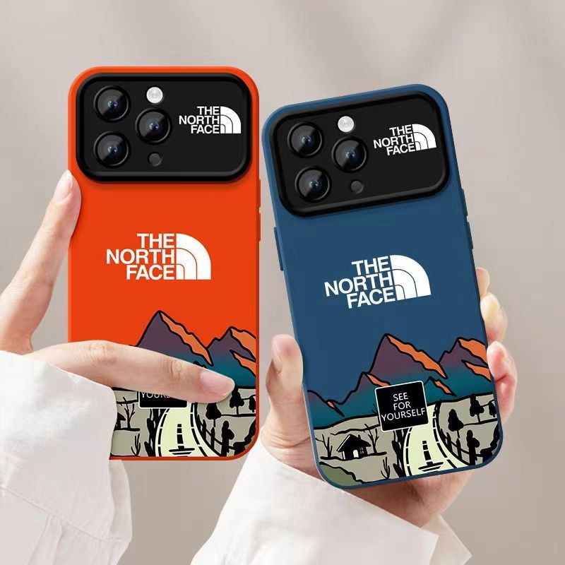 THE NORTH FACE ザノースフェイス お洒落 iphone 15ケース 保護アイフォン15プラス