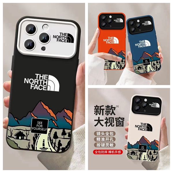 THE NORTH FACE ザ・ノース・フェイス お洒落 iphone 15 pro maxケース 保護アイフォン15プラス カバー