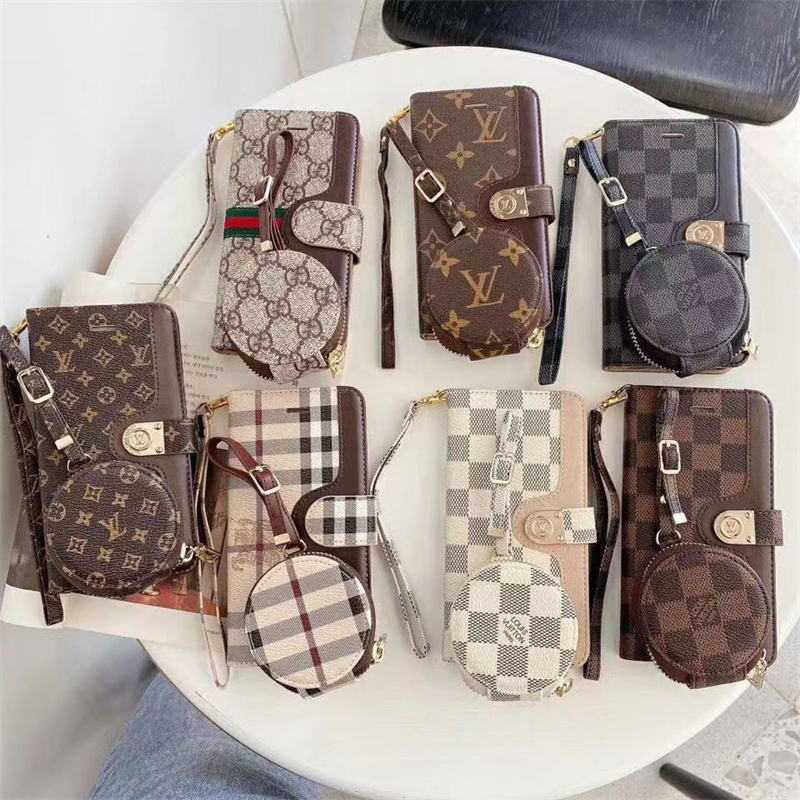 Burberry ルイヴィトンiphone14Pro max/14Pro/14Plusケース手帳型airpods3/pro2ケースGucci ミニバック Galaxy S23+/S23 Ultraベルト付き バーバリー アイフォン14プロ マックス カバー 2点セット